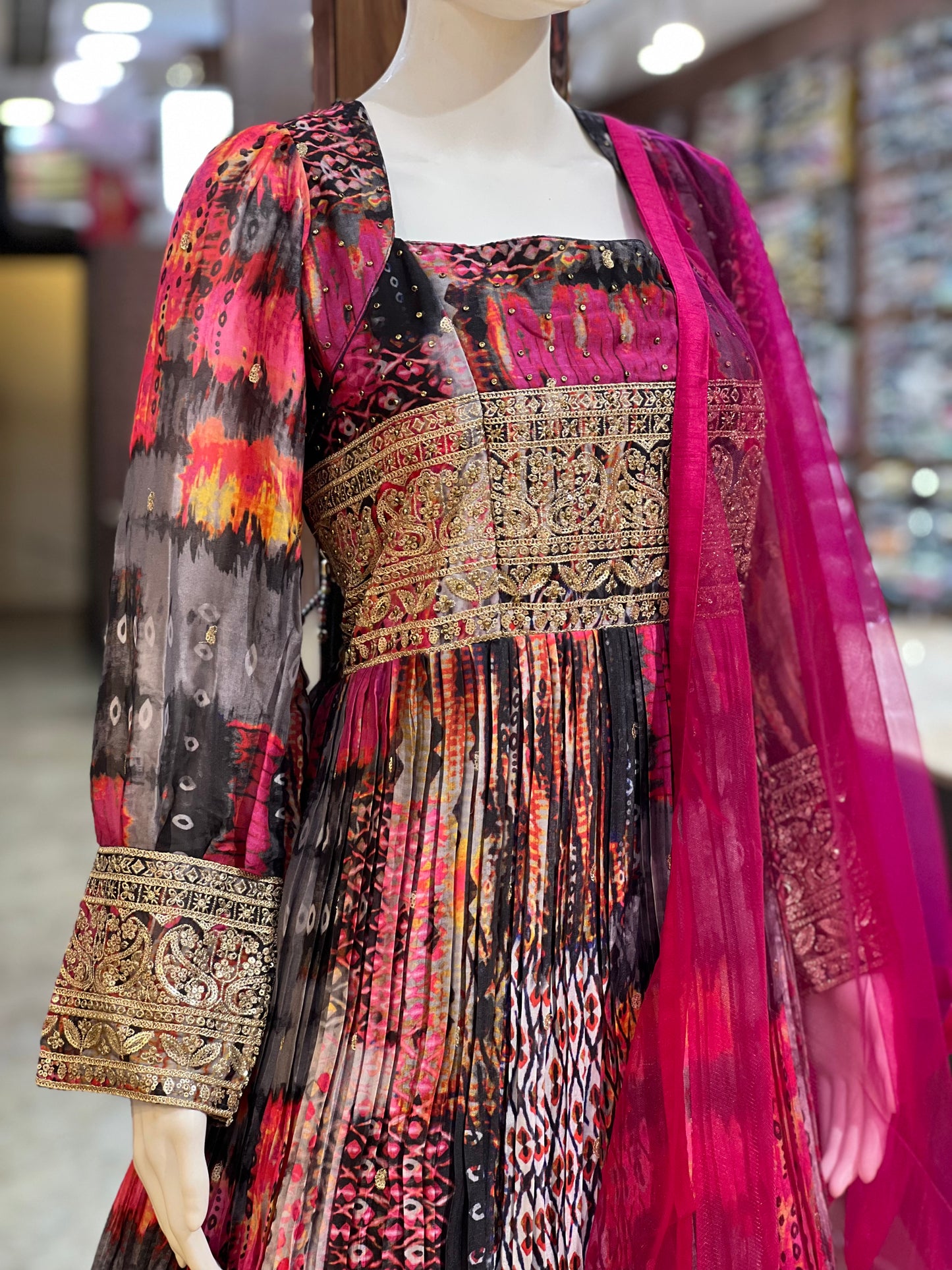 Digital Printed Gown