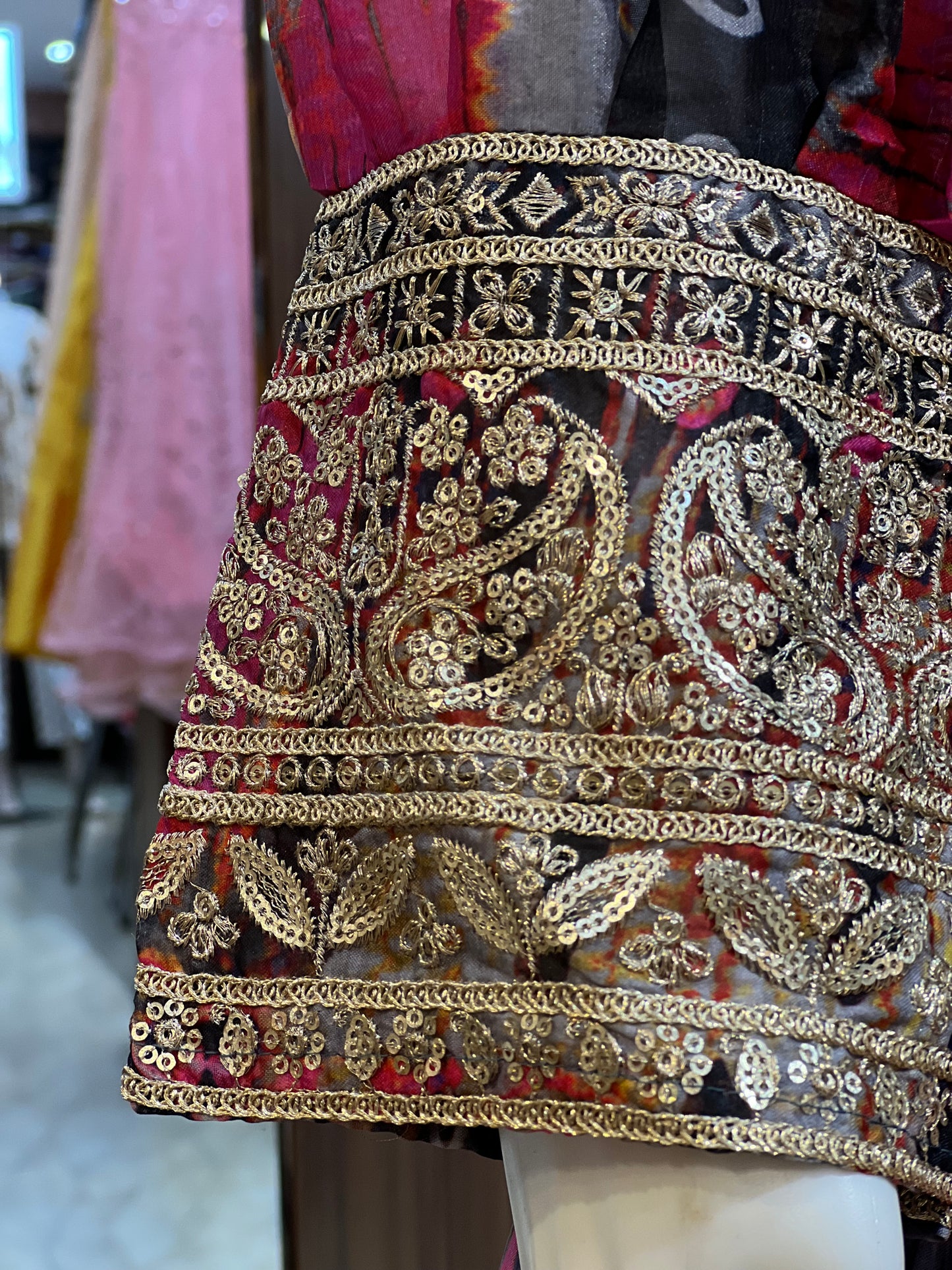 Digital Printed Gown