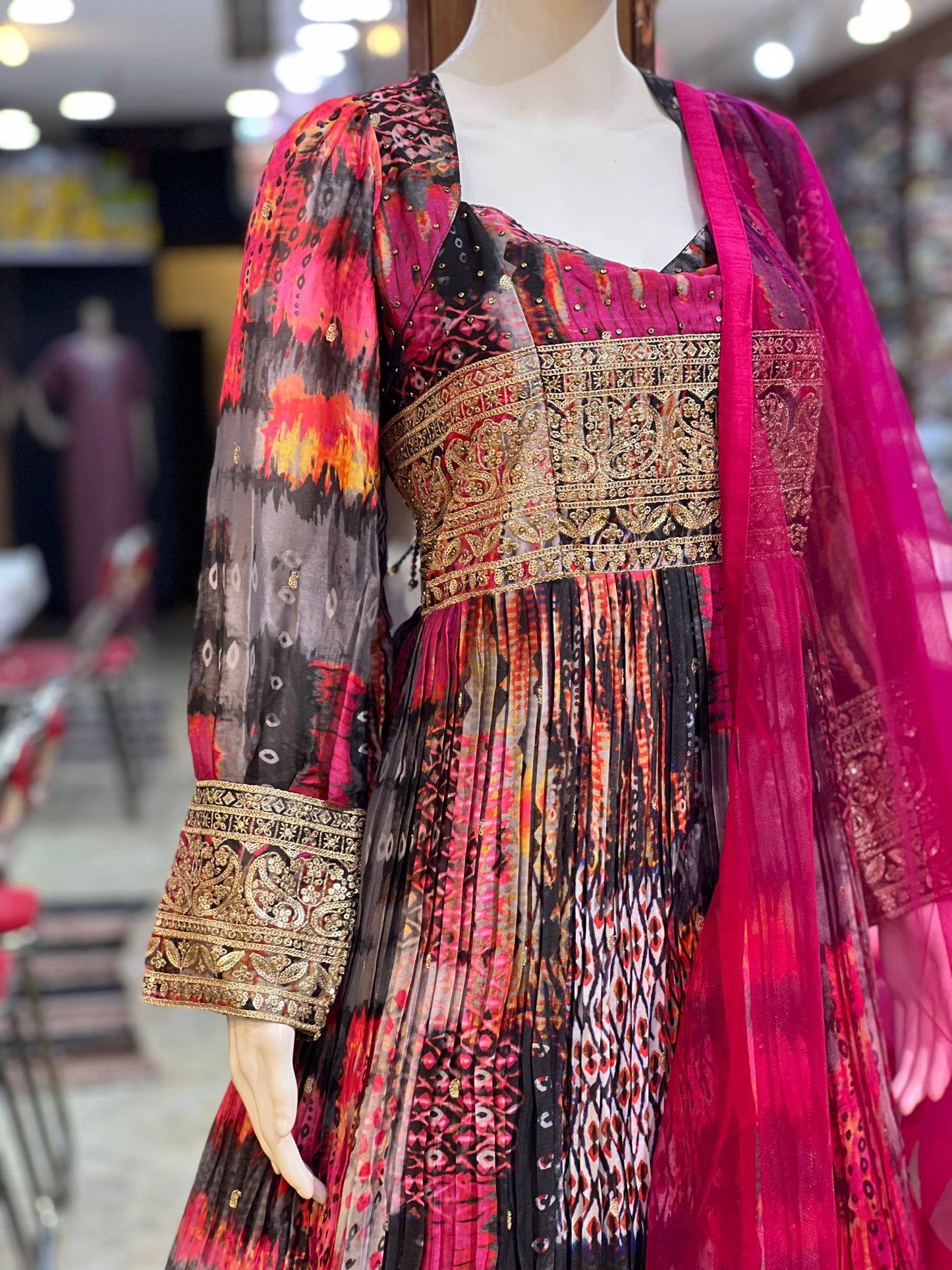 Digital Printed Gown