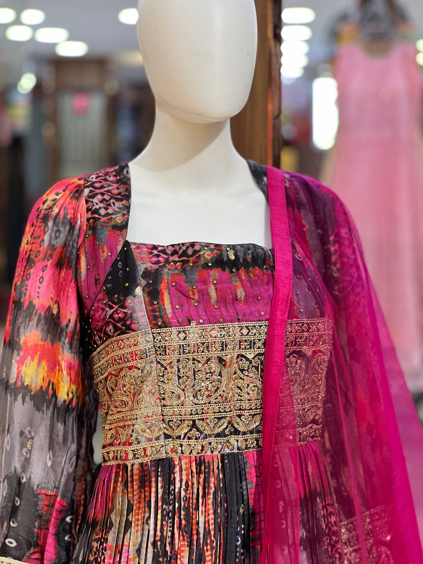 Digital Printed Gown