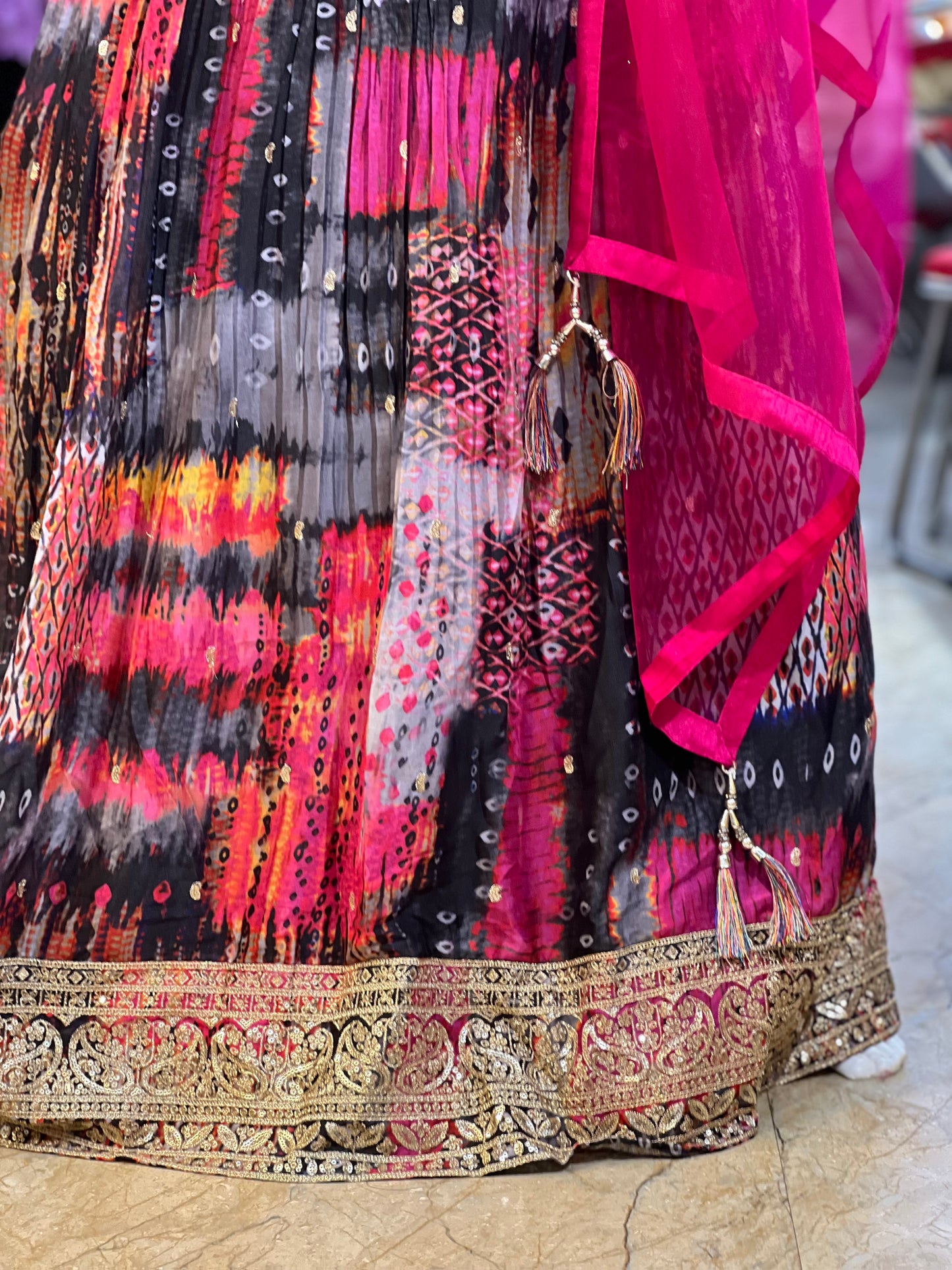 Digital Printed Gown