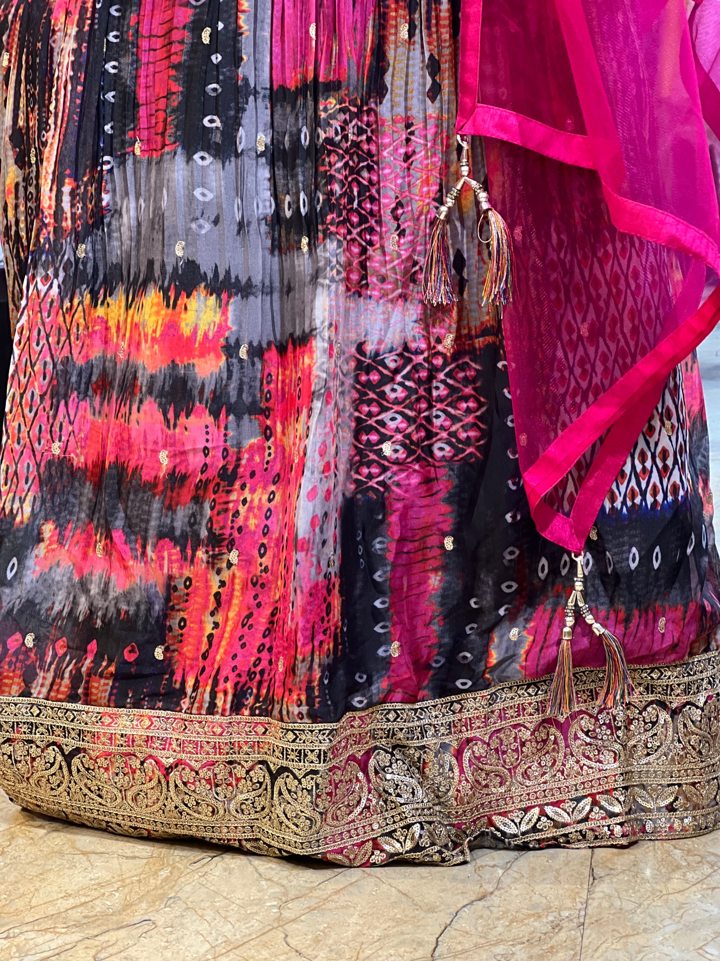 Digital Printed Gown
