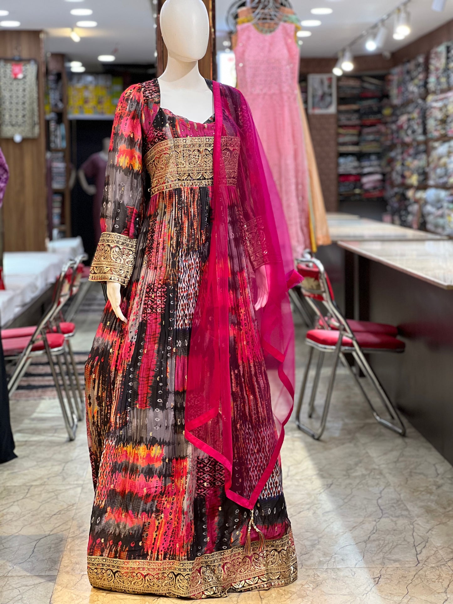 Digital Printed Gown