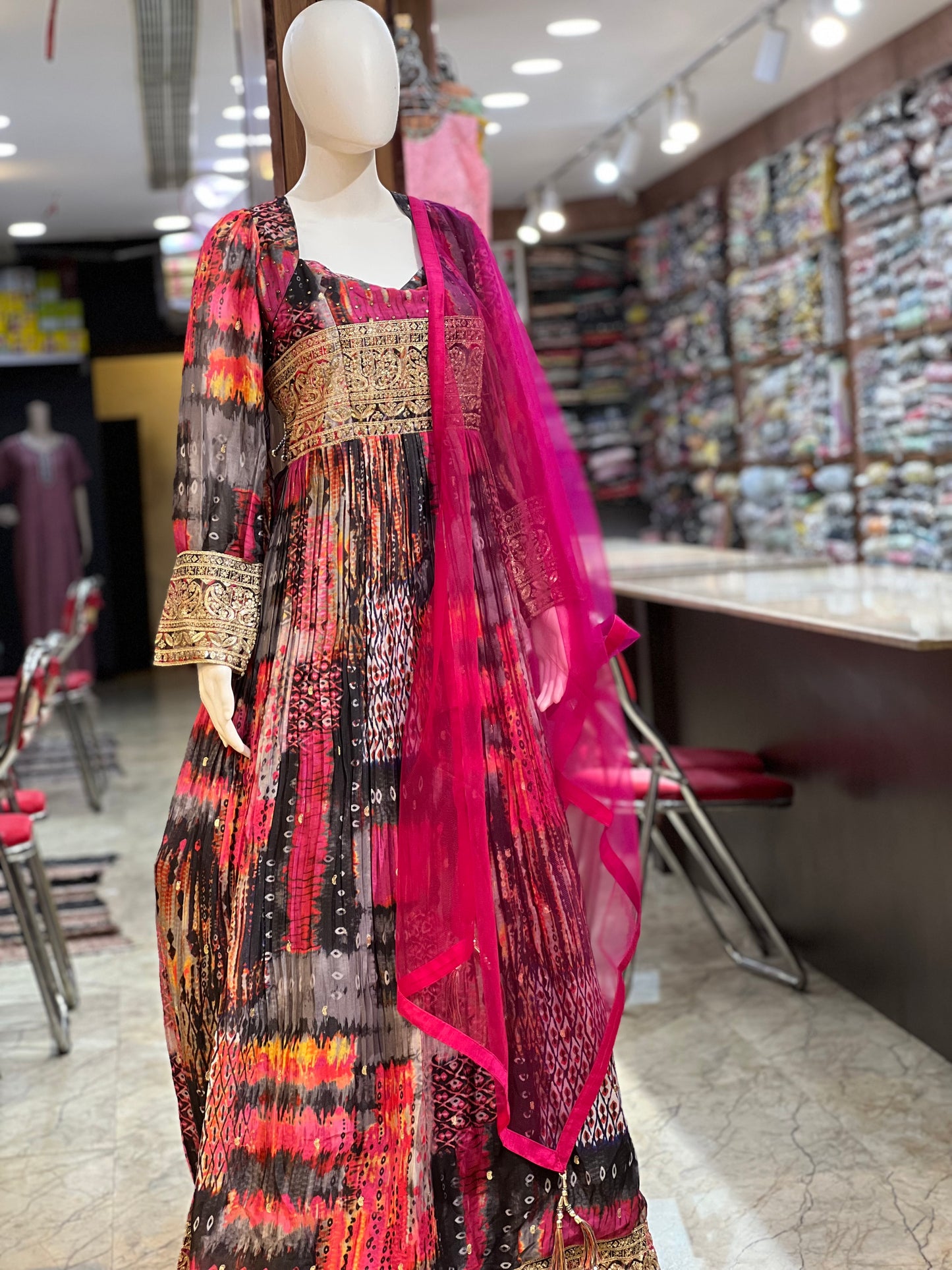 Digital Printed Gown