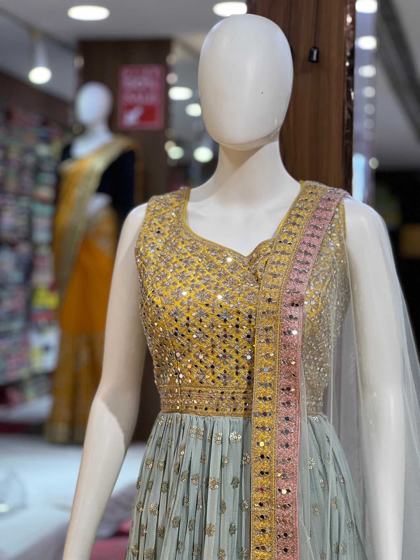 Multi-Coloured Party Wear